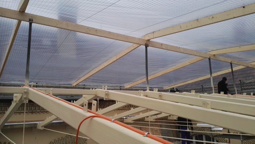 Üvegtető acélszerkezet