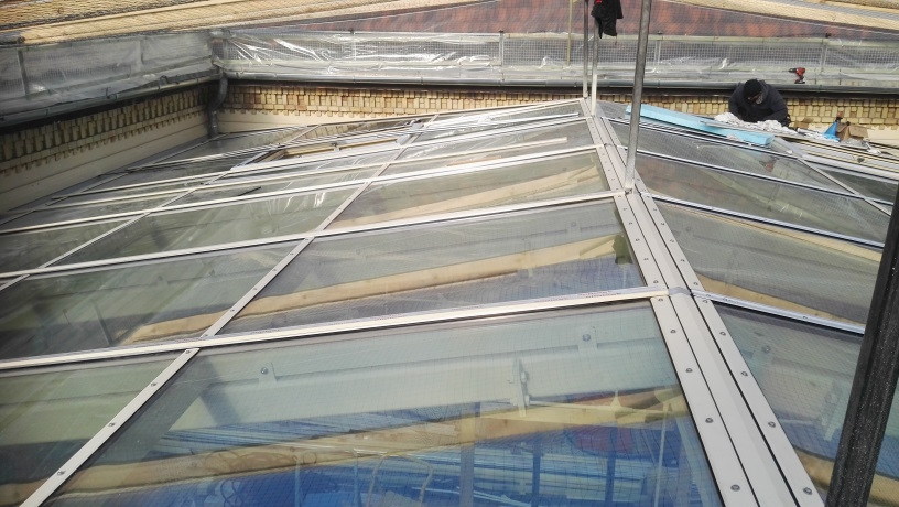 Üvegtető üvegezés